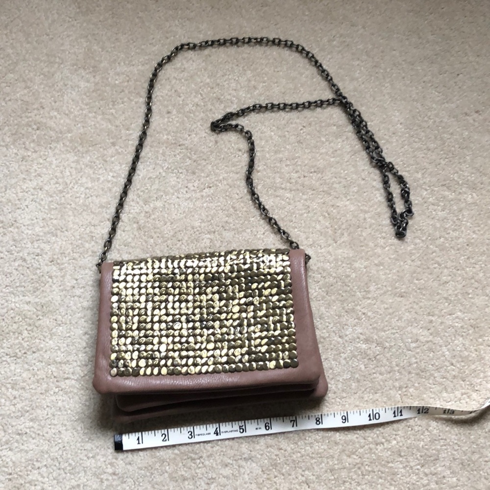 Dark Taupe w/ Gold Detailing Crossbody